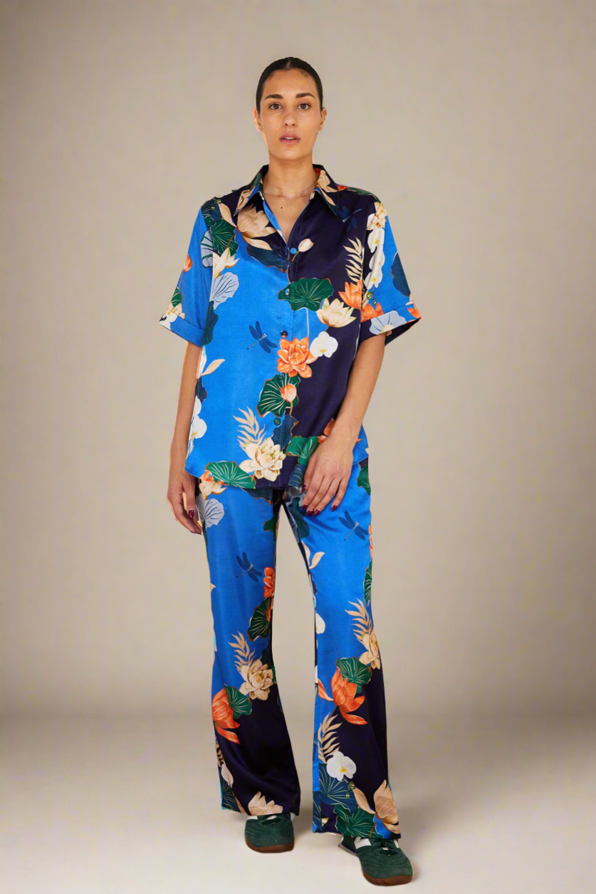 COWES SHIRT BLUE LOTUS