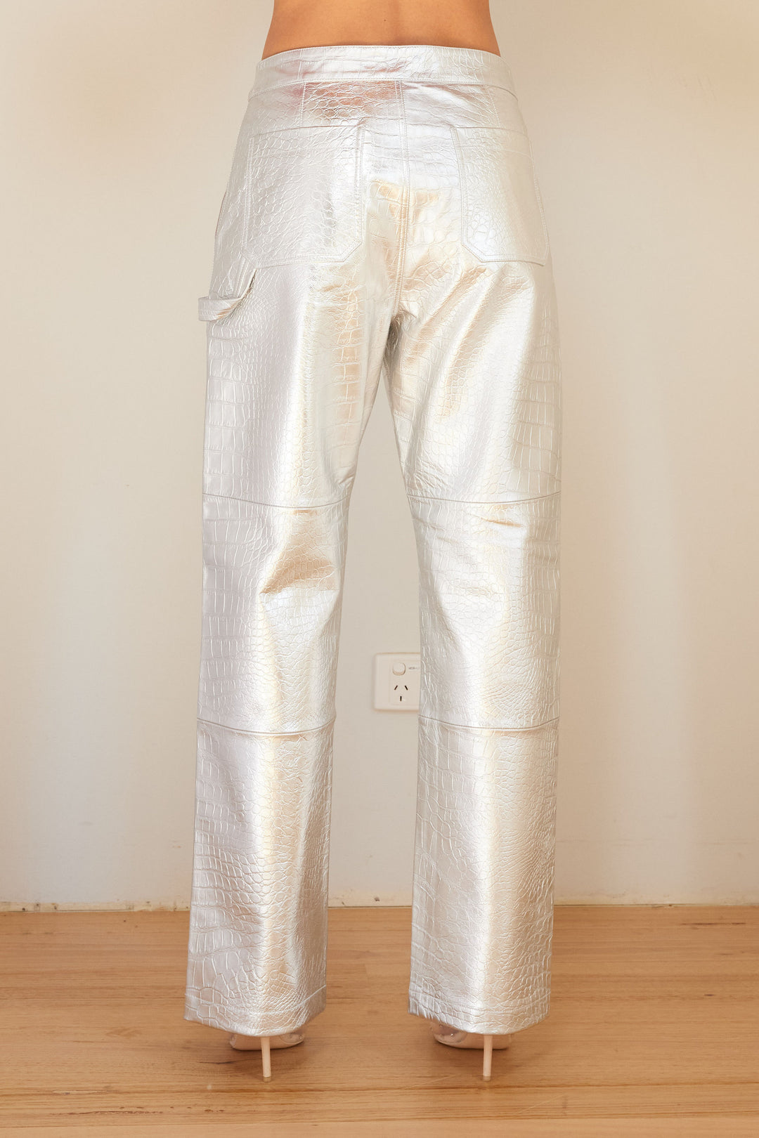 MERIMBULA PANT SILVER CROC
