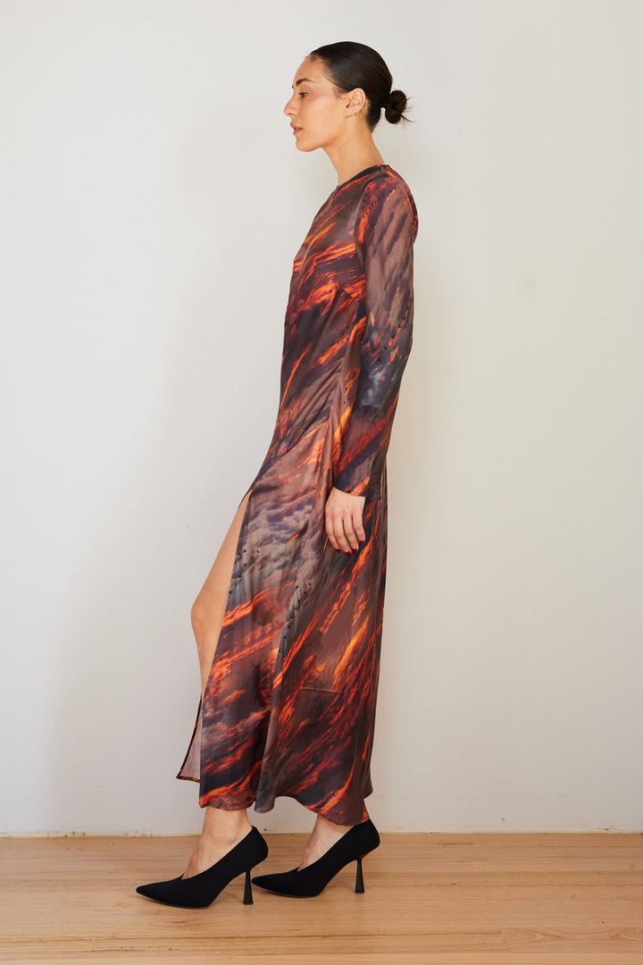 MONUMENT DRESS DARK SKY