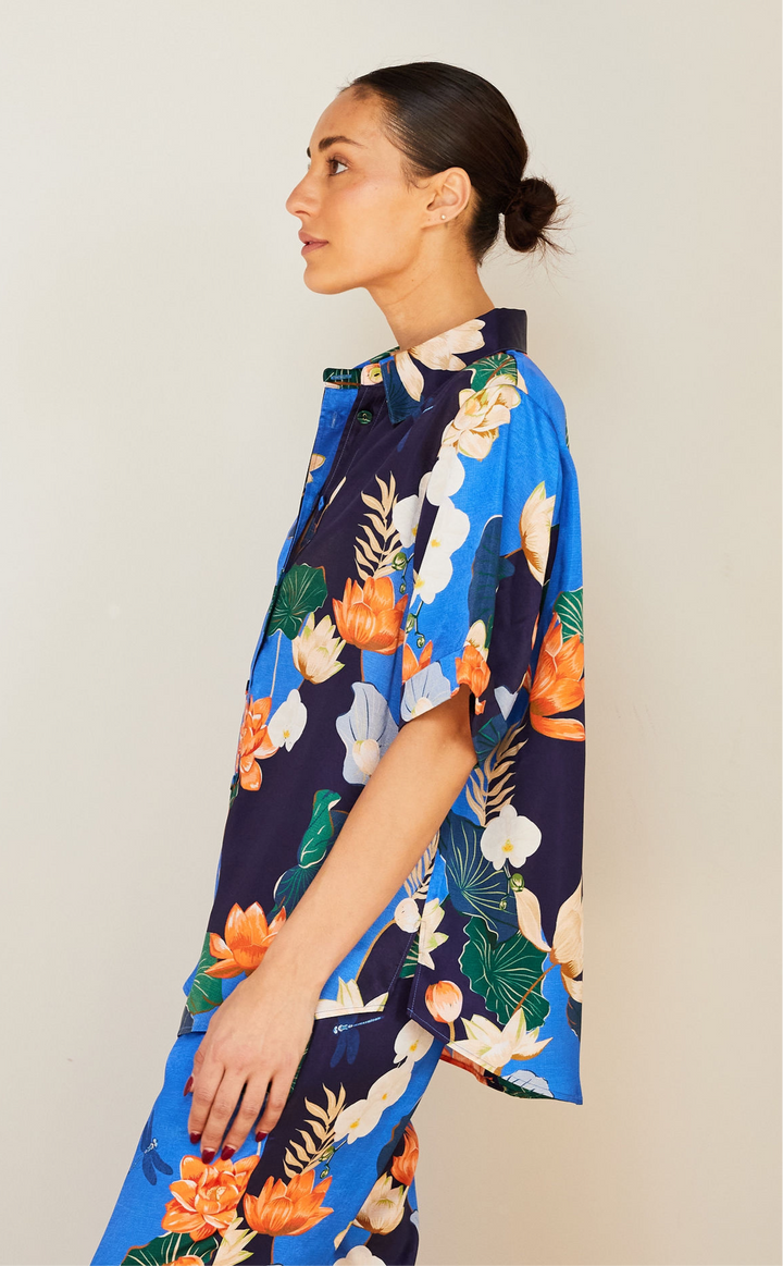 COWES SHIRT BLUE LOTUS