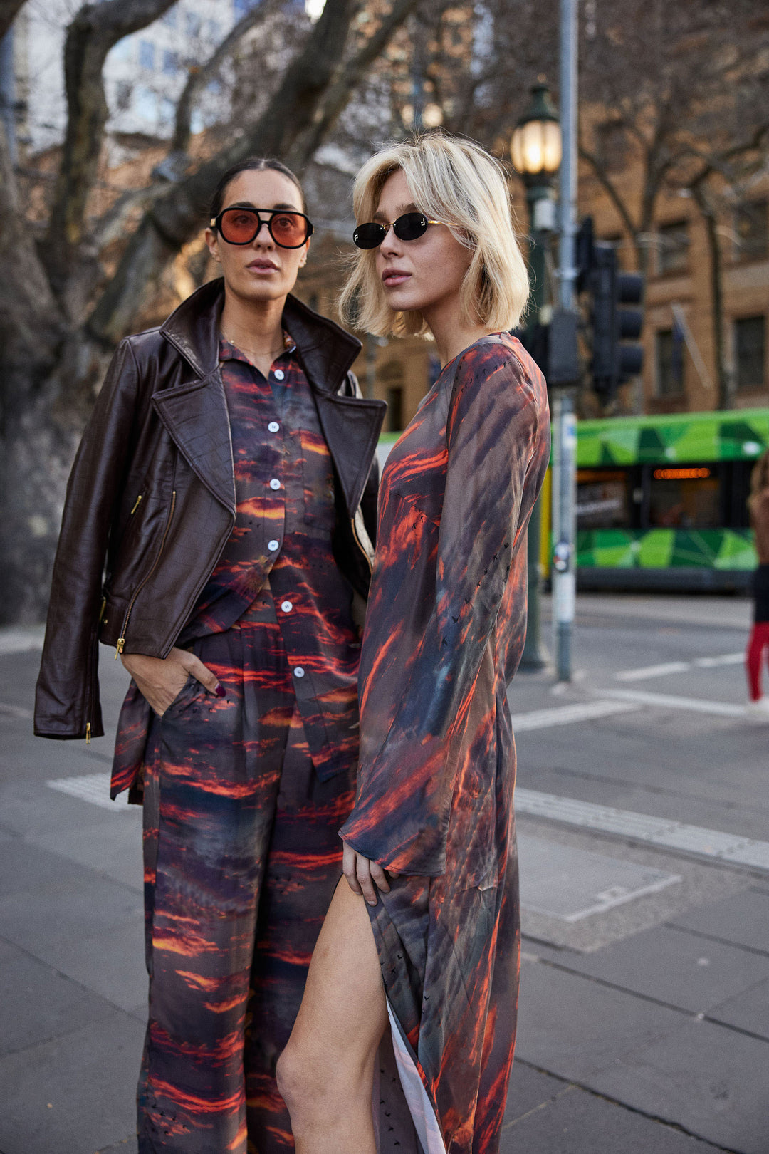 MONUMENT DRESS DARK SKY