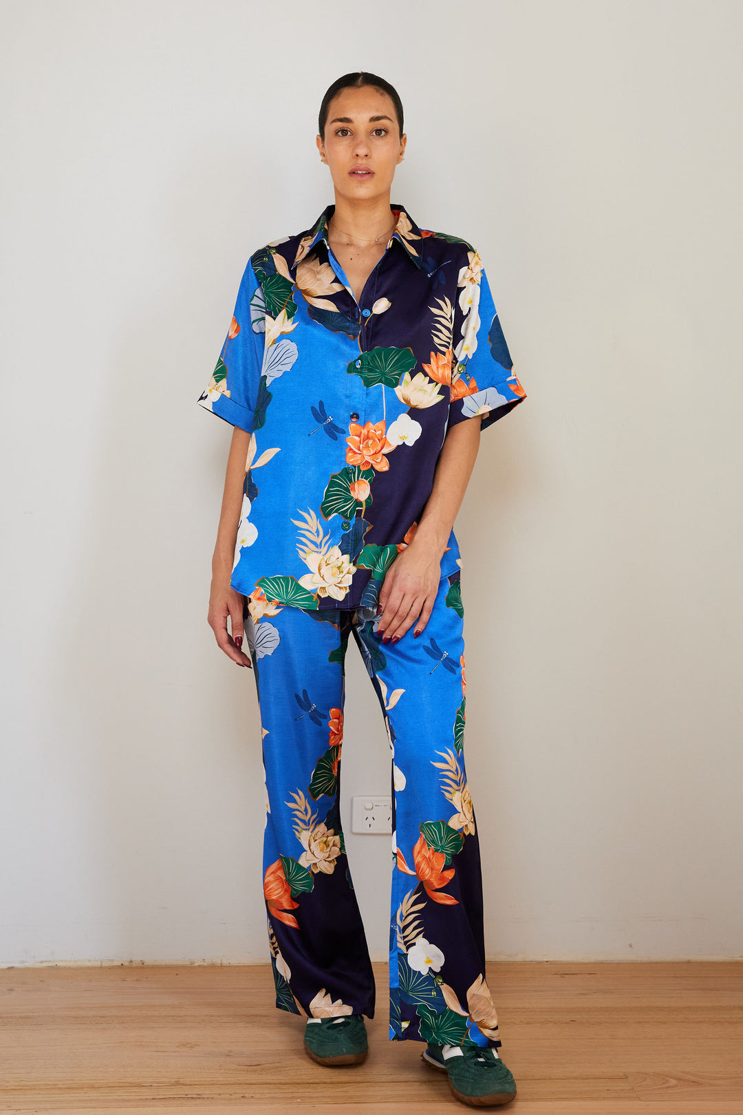 COWES SHIRT BLUE LOTUS