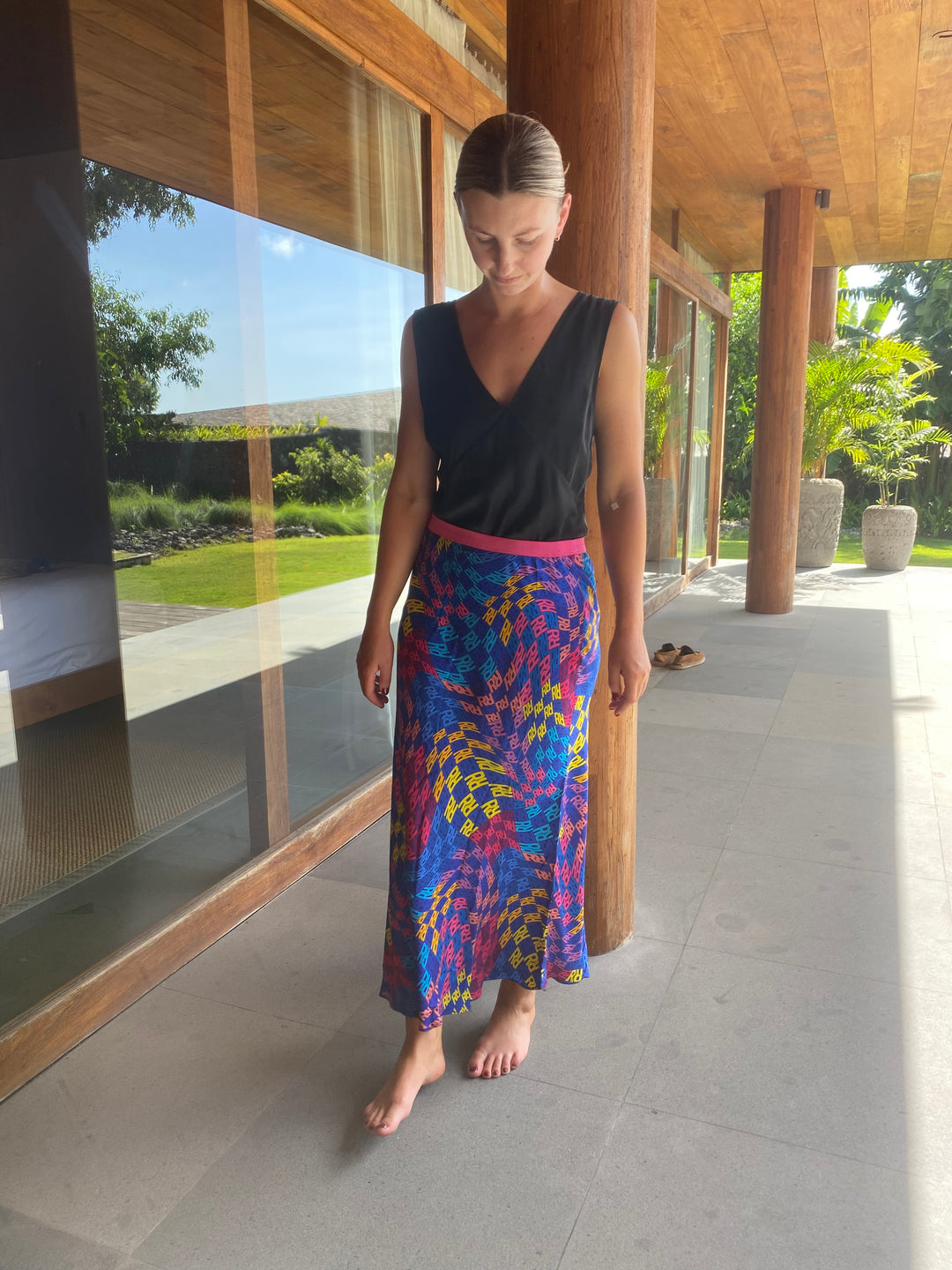 TALLOW SKIRT MONO WARP