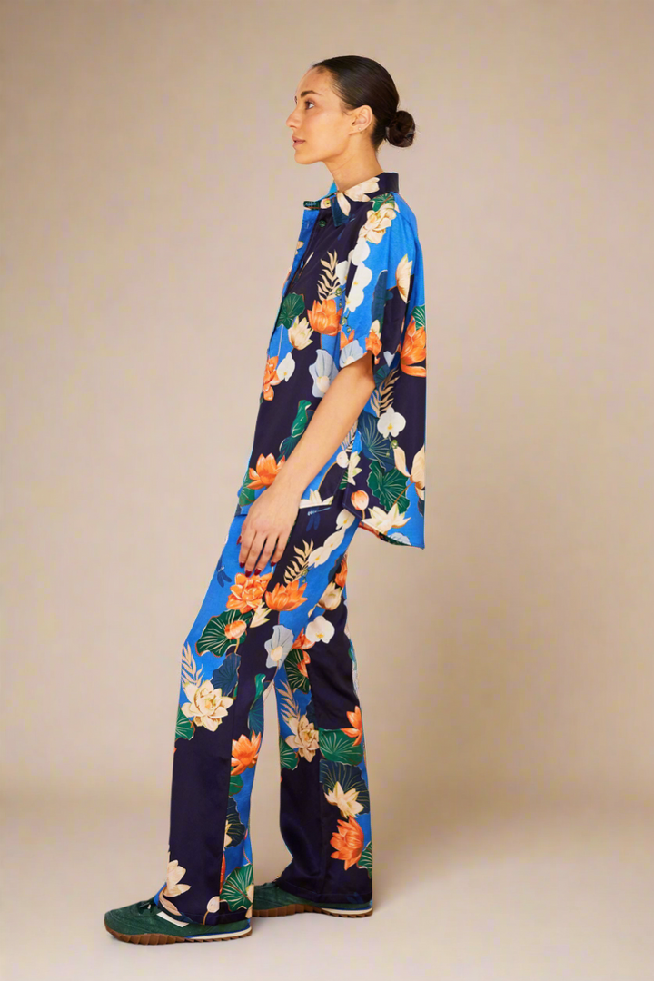 COWES SHIRT BLUE LOTUS