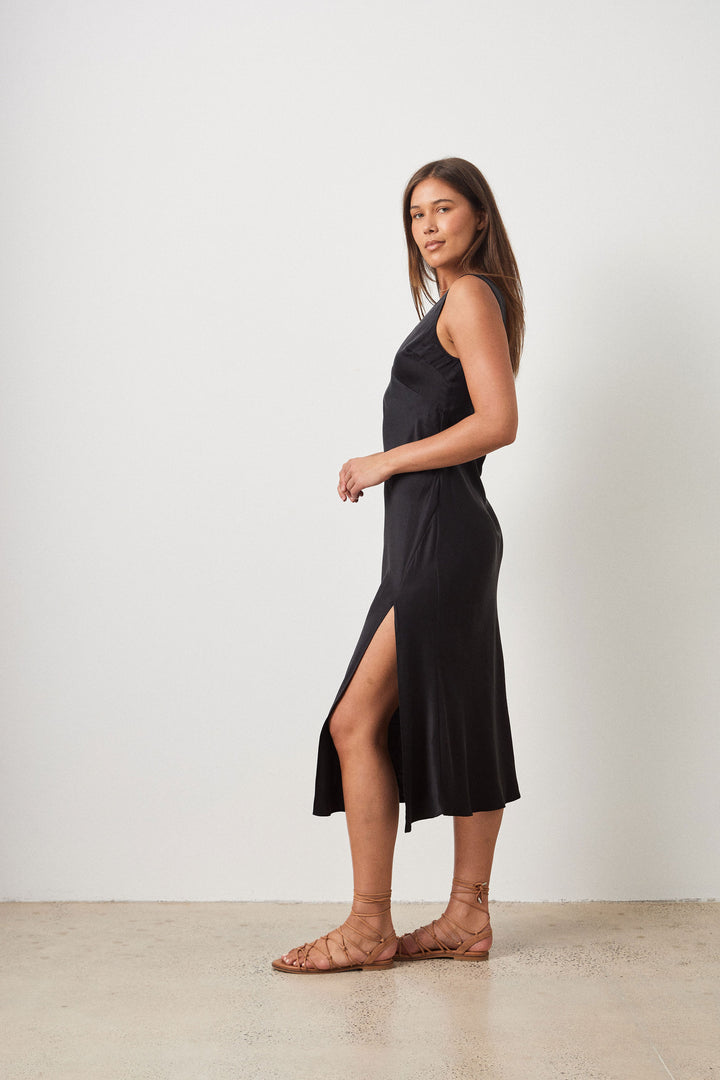 TIBIR DRESS ROOK BLACK