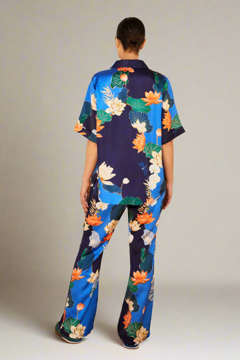 COWES SHIRT BLUE LOTUS