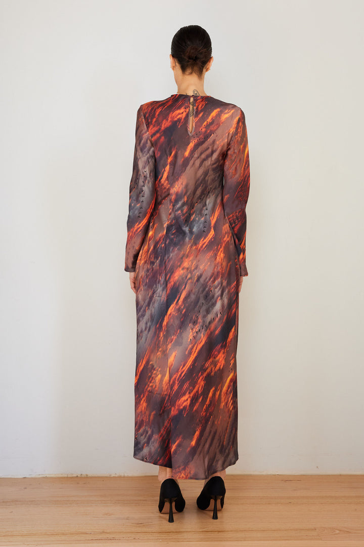 MONUMENT DRESS DARK SKY