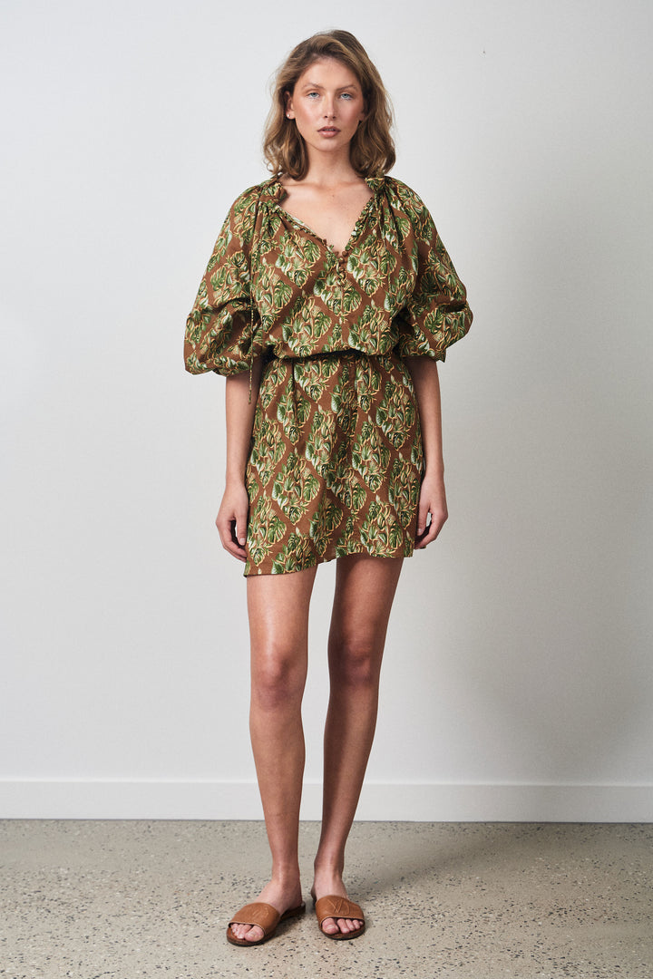 FAIRHAVEN DRESS MINI MONSTERA