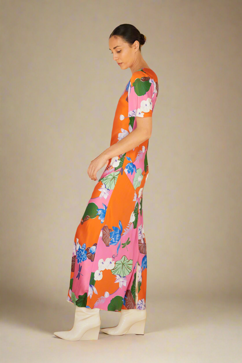 SCARBOROUGH DRESS PINK LOTUS