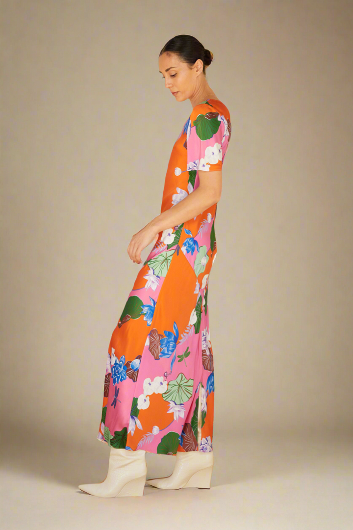 SCARBOROUGH DRESS PINK LOTUS