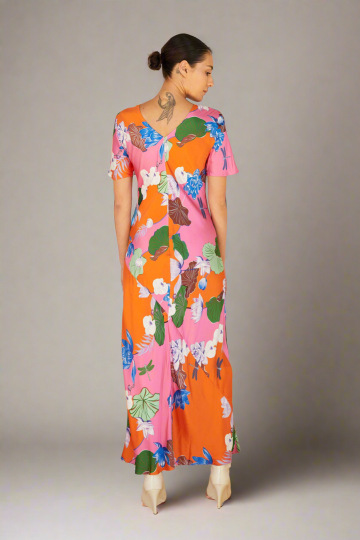 SCARBOROUGH DRESS PINK LOTUS