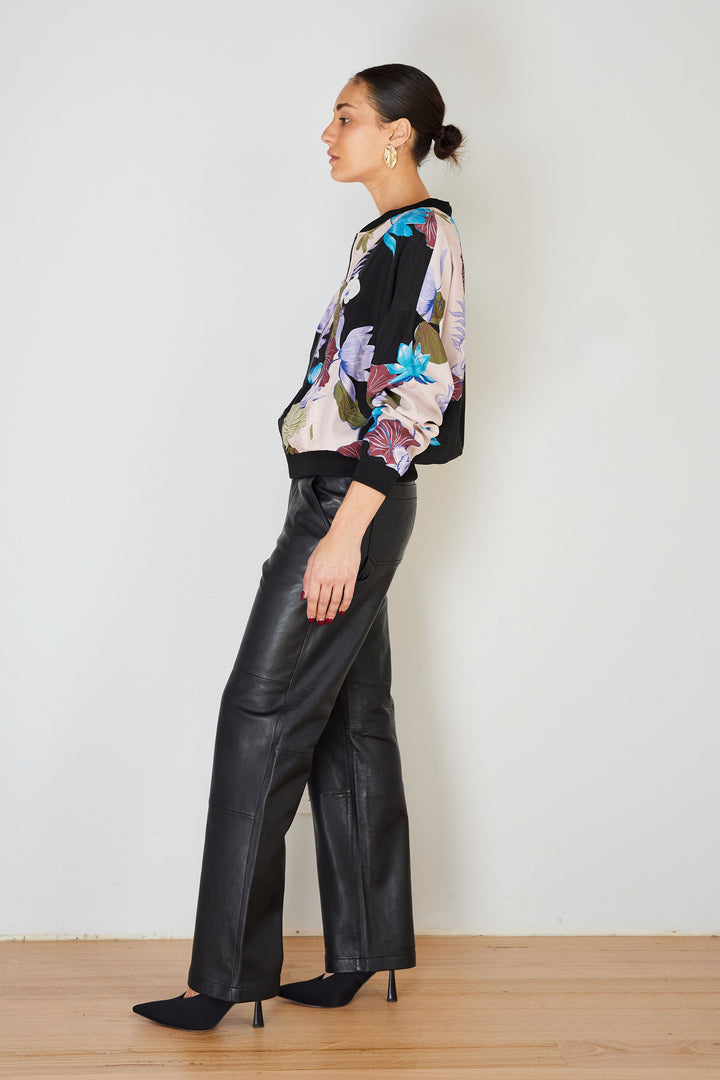 ALEXANDRA JACKET BLACK LOTUS