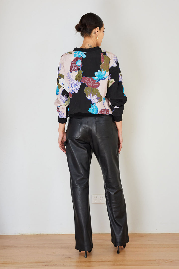 ALEXANDRA JACKET BLACK LOTUS