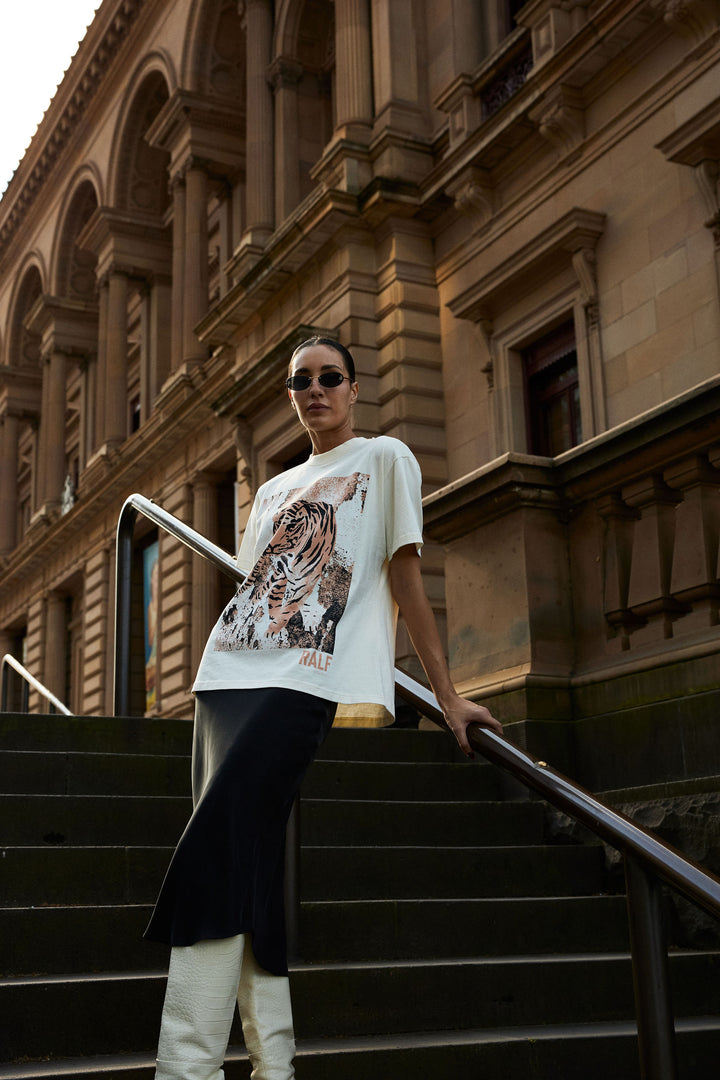 TIGER T-SHIRT IVORY