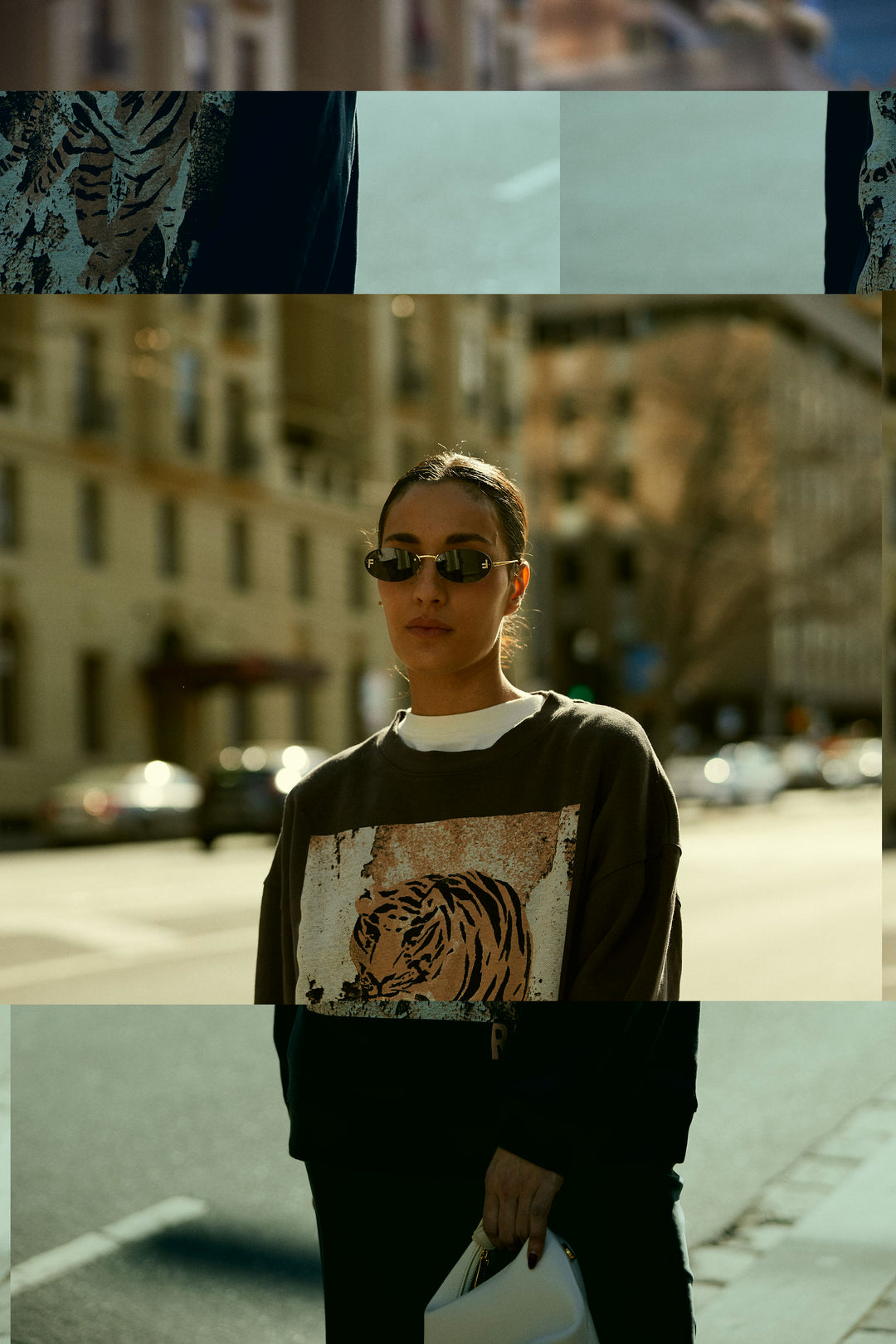 SWEAT SHIRT WASHED BLACK