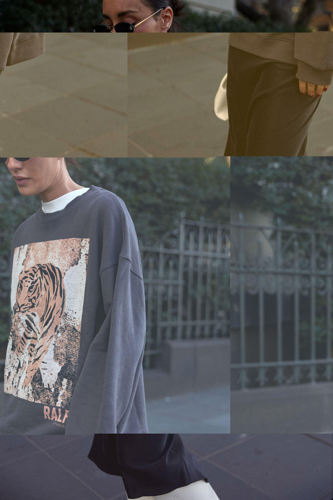 SWEAT SHIRT WASHED BLACK