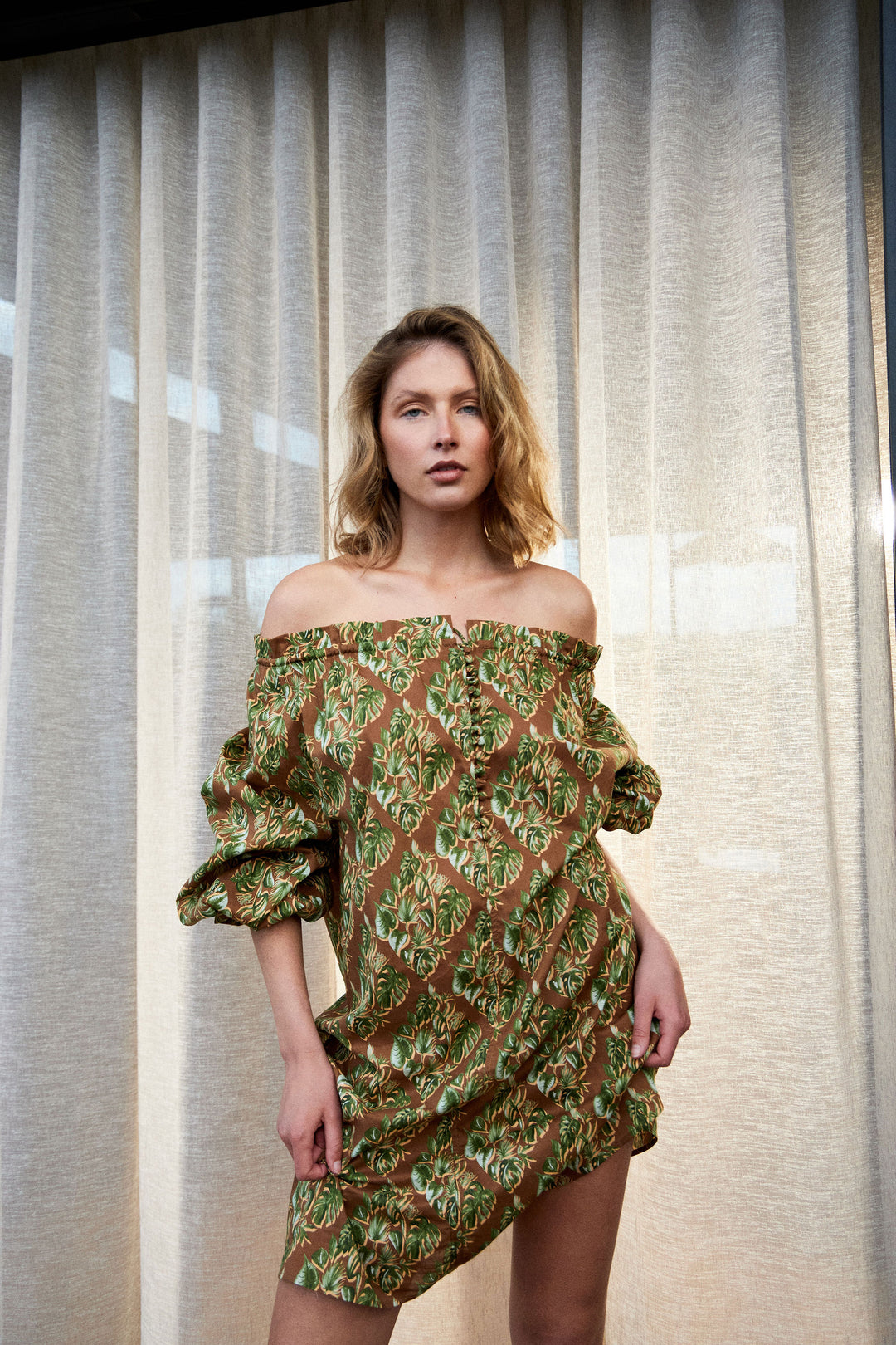 FAIRHAVEN DRESS MINI MONSTERA