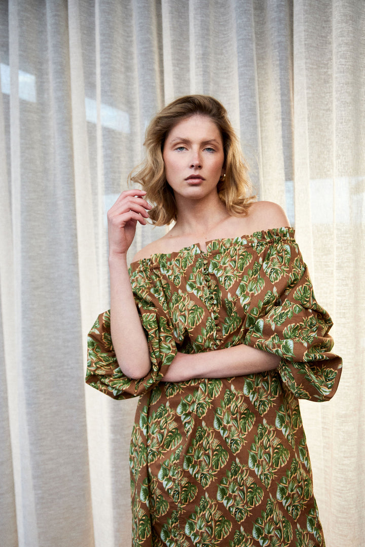 FAIRHAVEN DRESS MINI MONSTERA