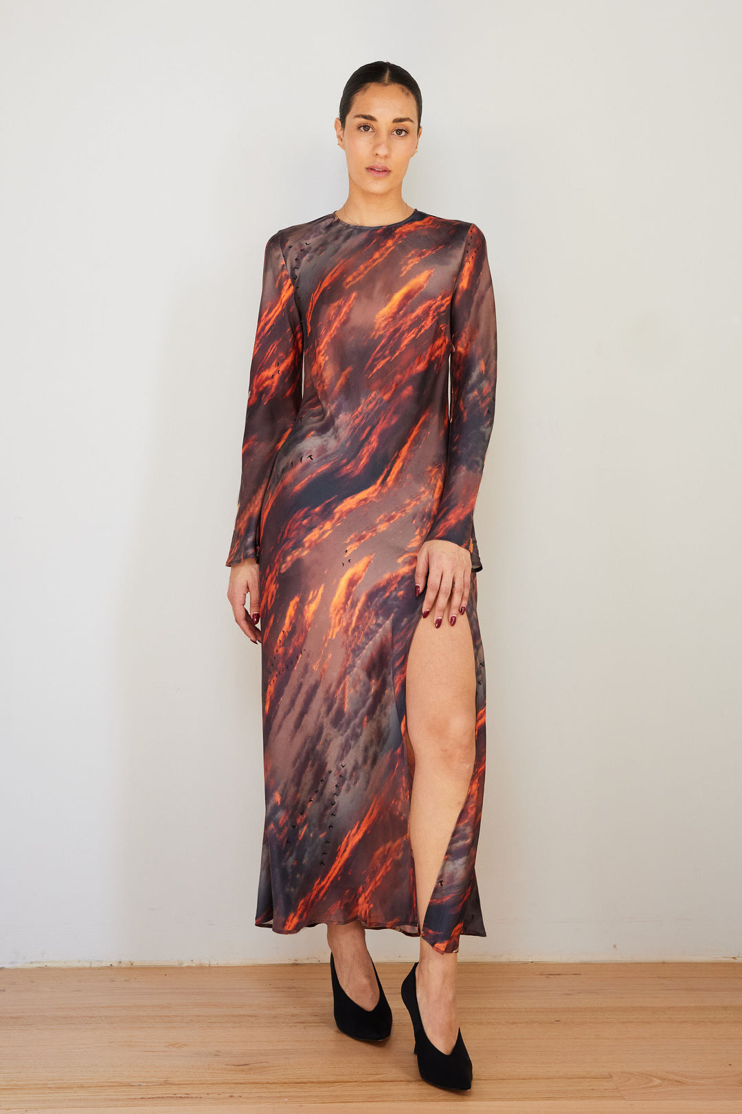 MONUMENT DRESS DARK SKY