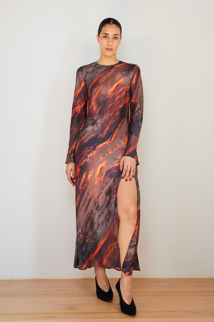 MONUMENT DRESS DARK SKY