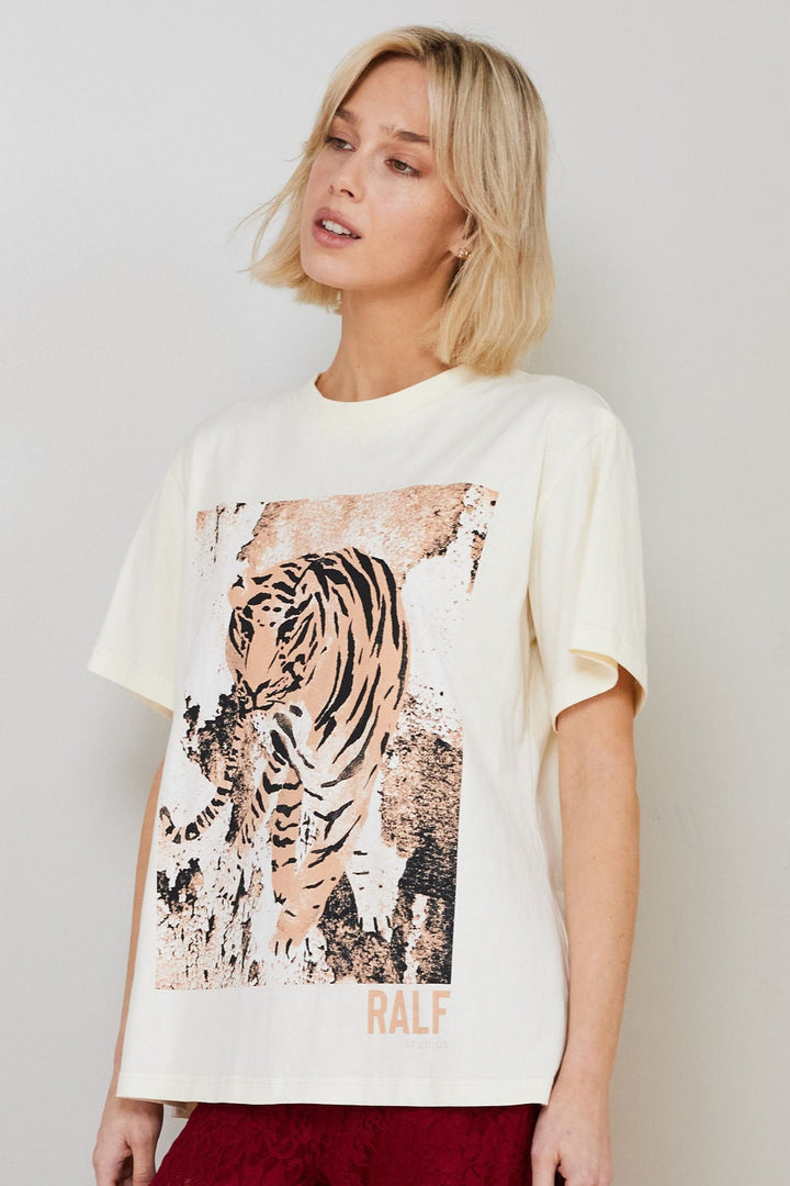 TIGER T-SHIRT IVORY