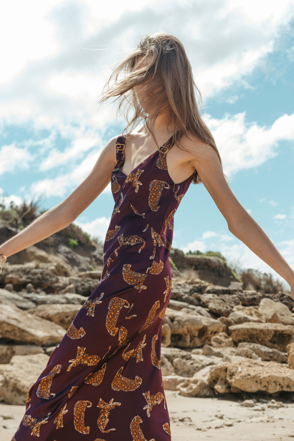 Crumpet Dress Merlot Jaguar