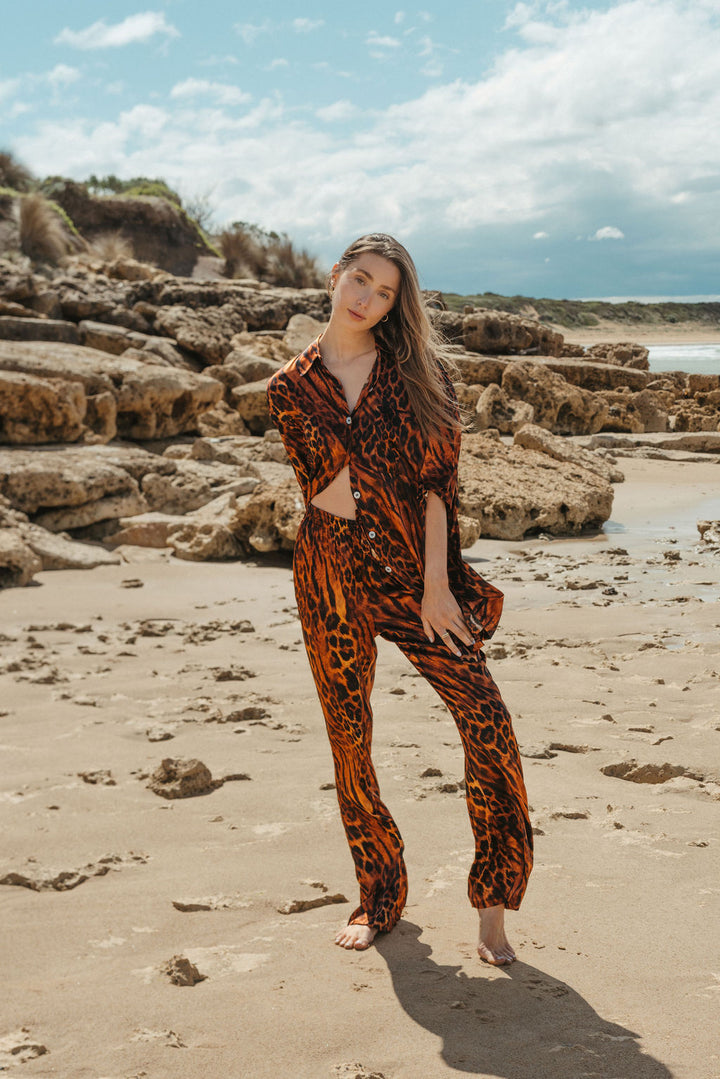 Cottesloe Pant Leopard Jaguar