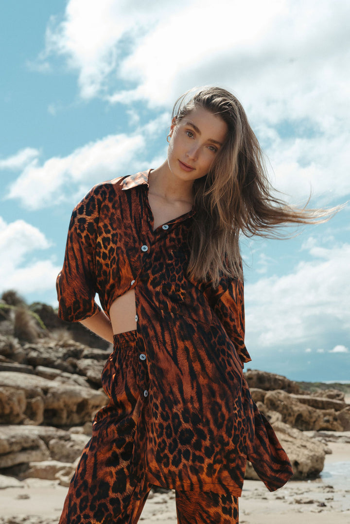 Ningaloo Shirt Leopard Jaguar
