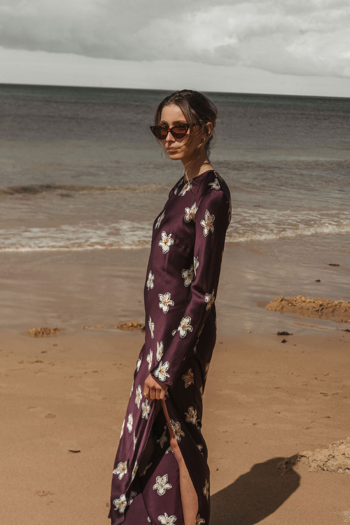Monument Dress Merlot Lillies