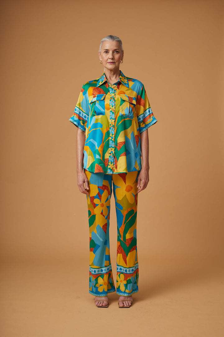 COTTESLOE PANT FLORAL ANIMAL