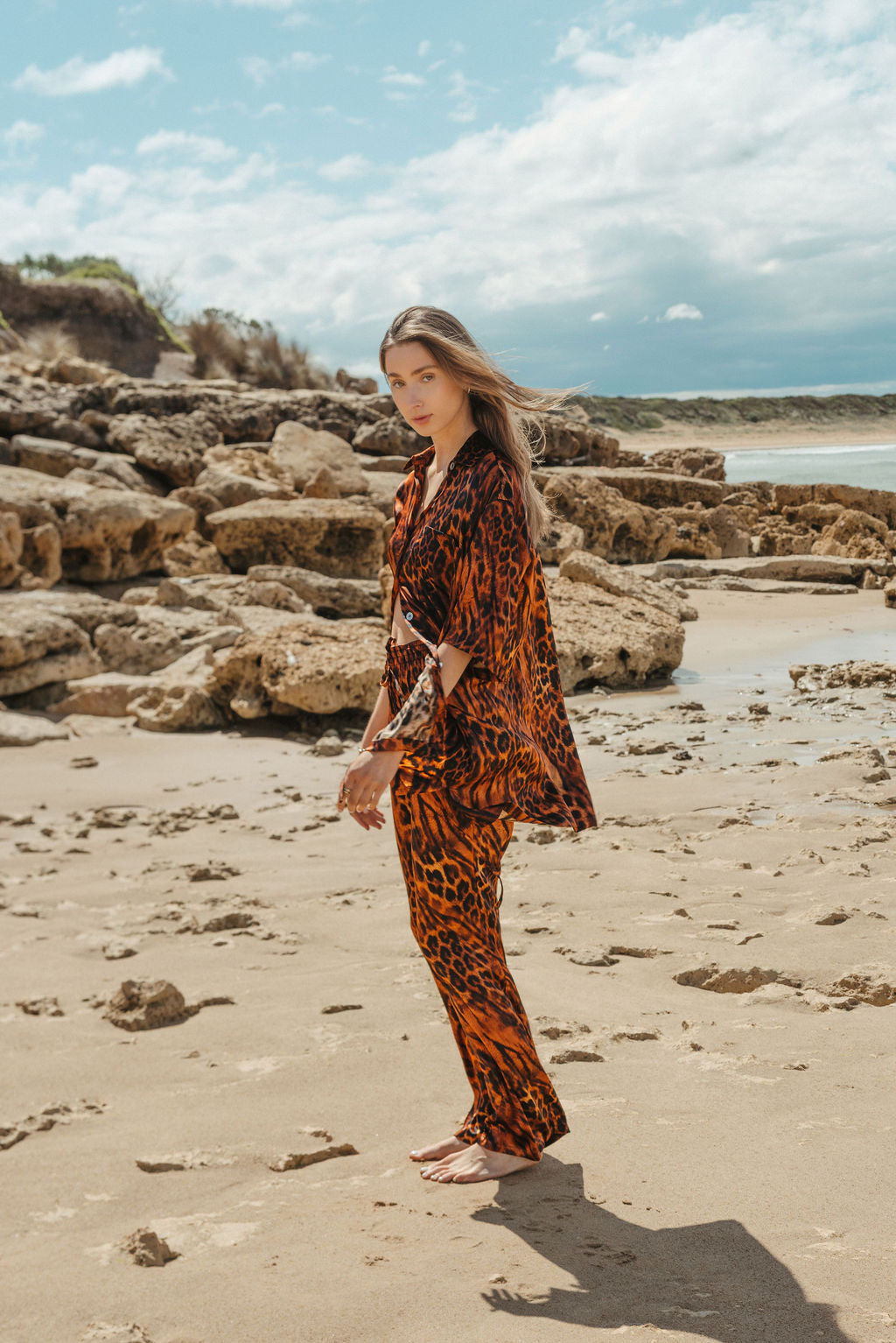 Ningaloo Shirt Leopard Jaguar