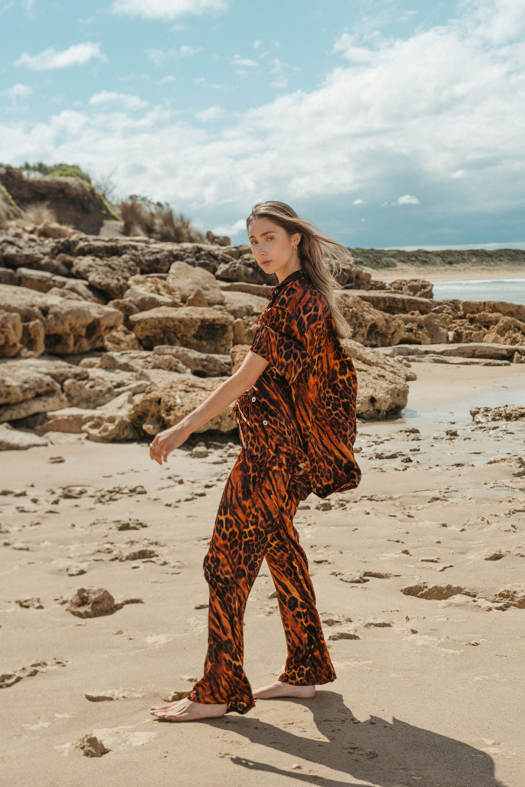 Ningaloo Shirt Leopard Jaguar