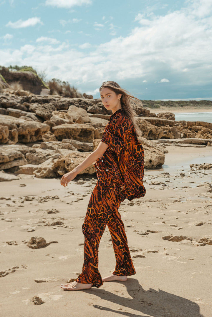 Ningaloo Shirt Leopard Jaguar