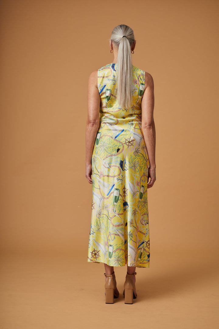 CHEVIOT DRESS OPULENT SUNSET