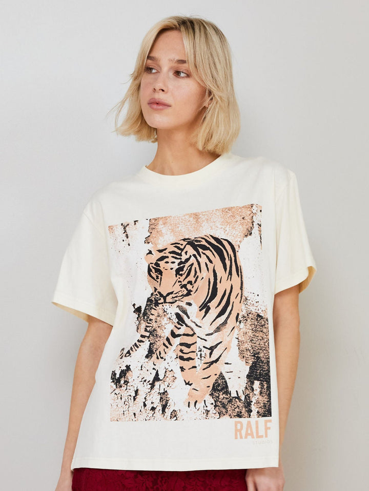 TIGER T-SHIRT IVORY