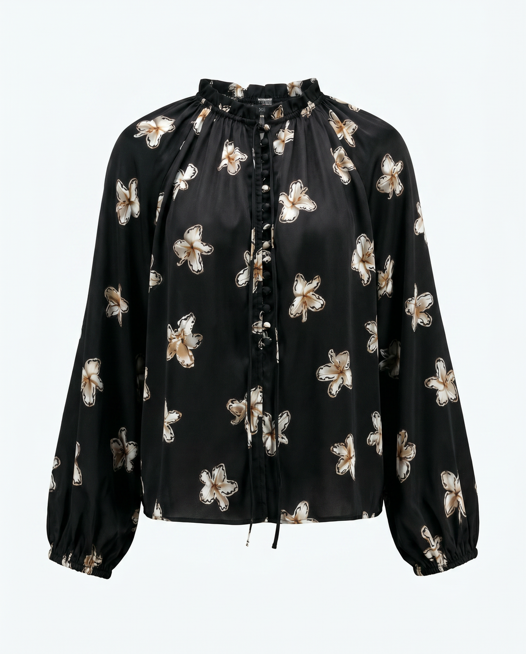 Shelly Top Black Lillies