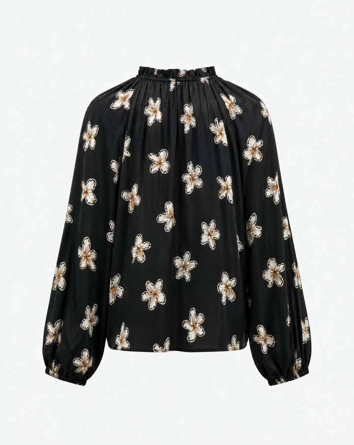 Shelly Top Black Lillies