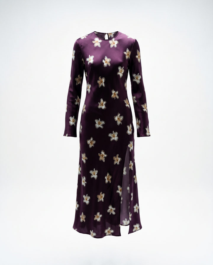 Monument Dress Merlot Lillies
