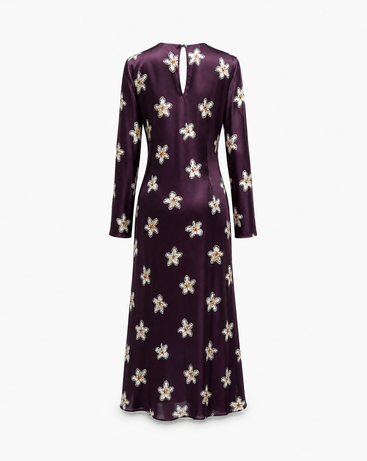 Monument Dress Merlot Lillies