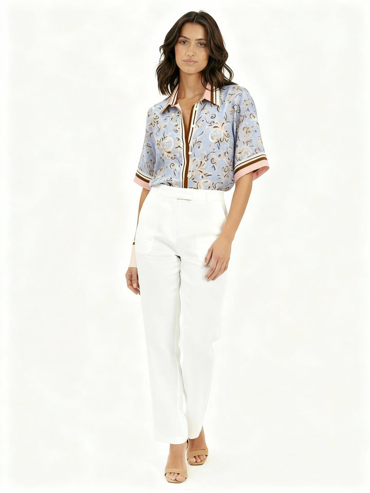 NORMA SHIRT SCROLL PRINT