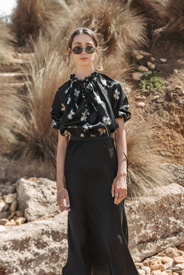 TALLOW SKIRT ROOK BLACK