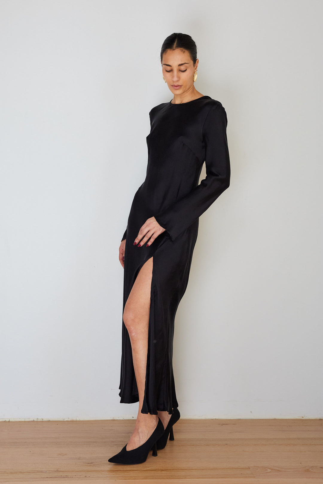 MONUMENT DRESS ROOK BLACK