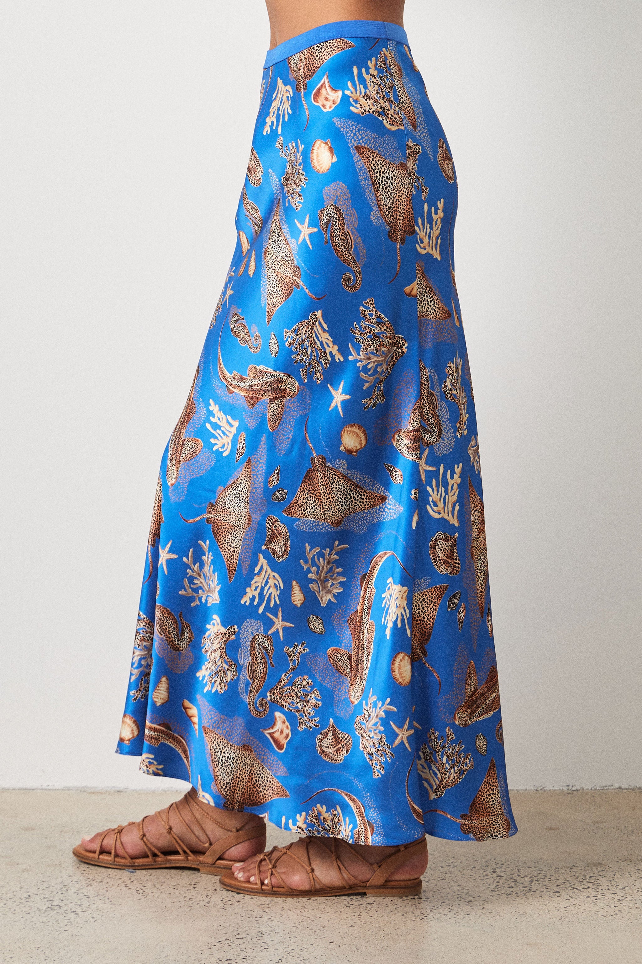 BOOMERANG SKIRT SEALIFE BLUE