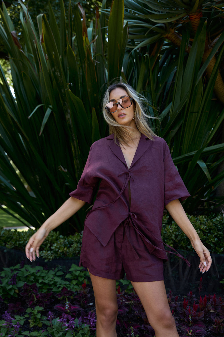 TEATREE SHORT MAROON