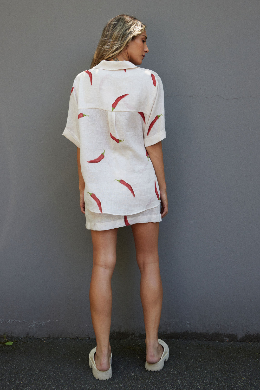 COWES SHIRT CHILLI PRINT