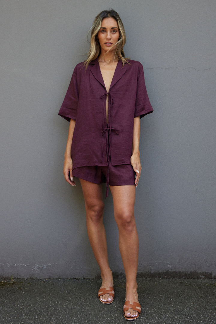TEATREE SHORT MAROON