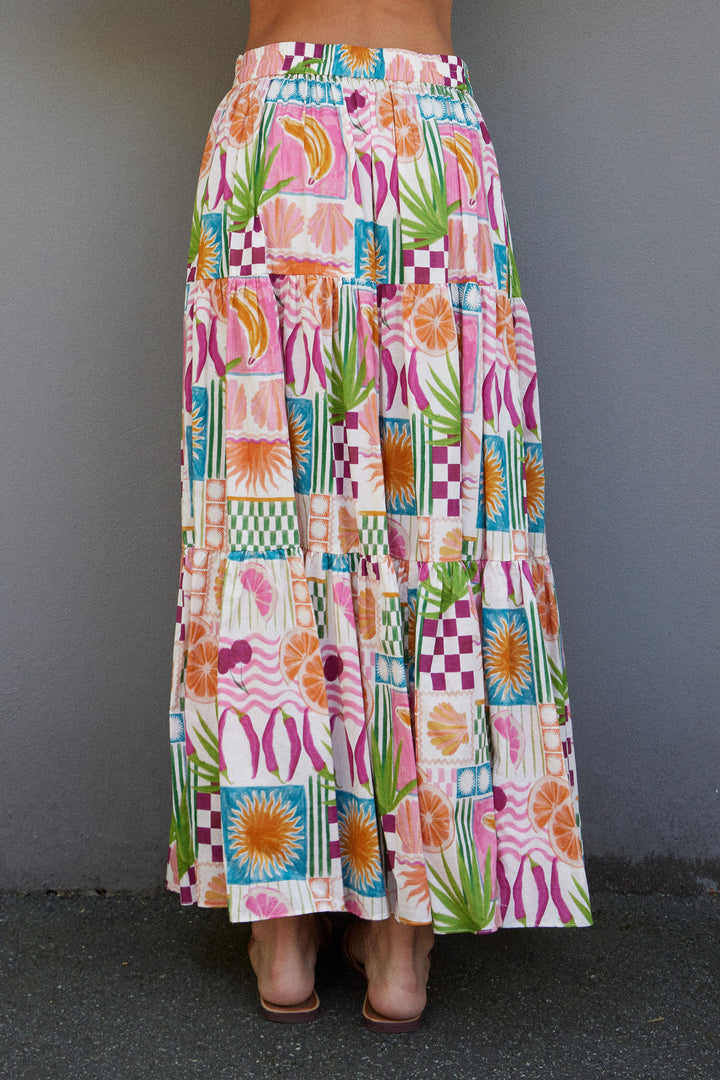 LILLI PILLI SKIRT PINK FIESTA
