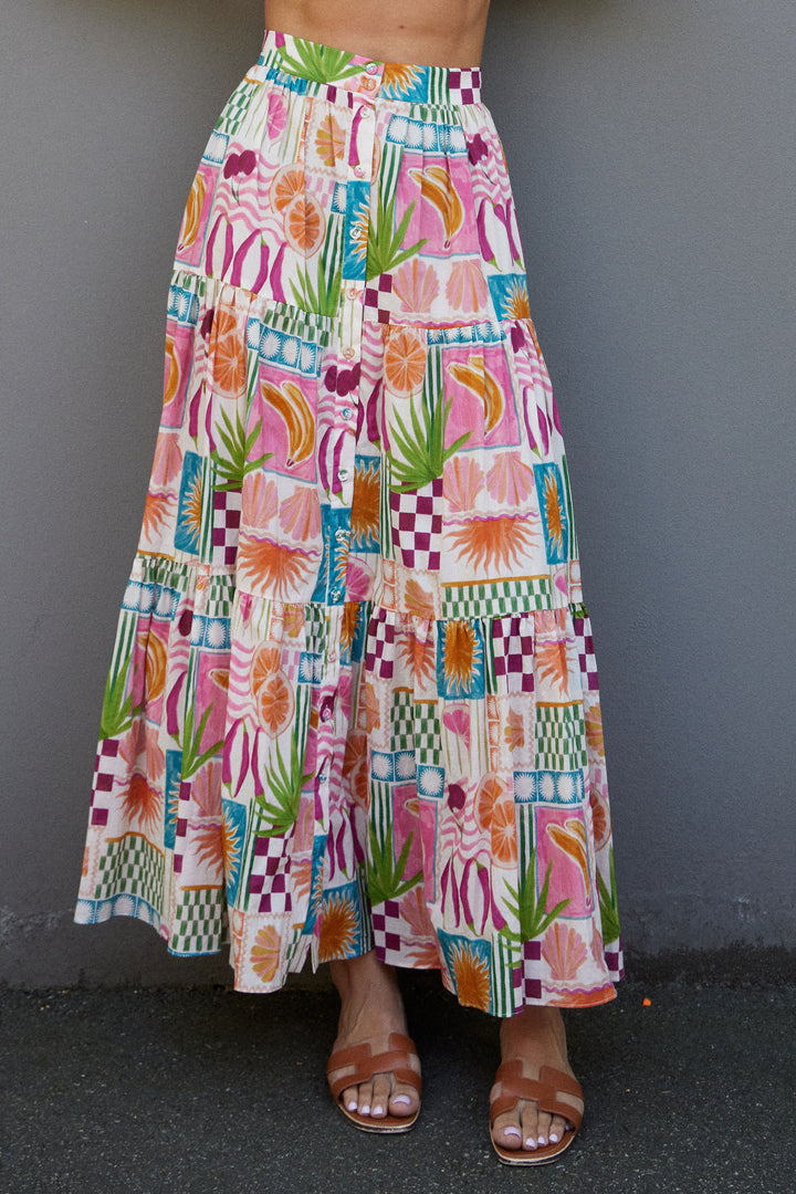 LILLI PILLI SKIRT PINK FIESTA