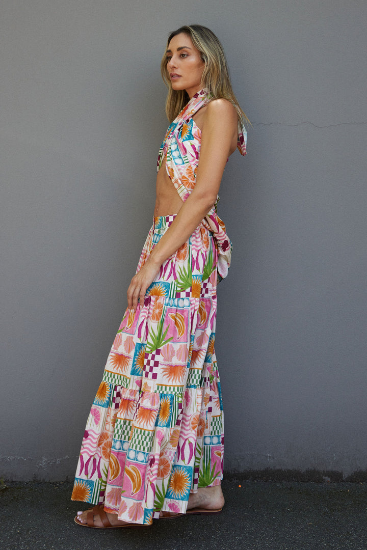 LILLI PILLI SKIRT PINK FIESTA