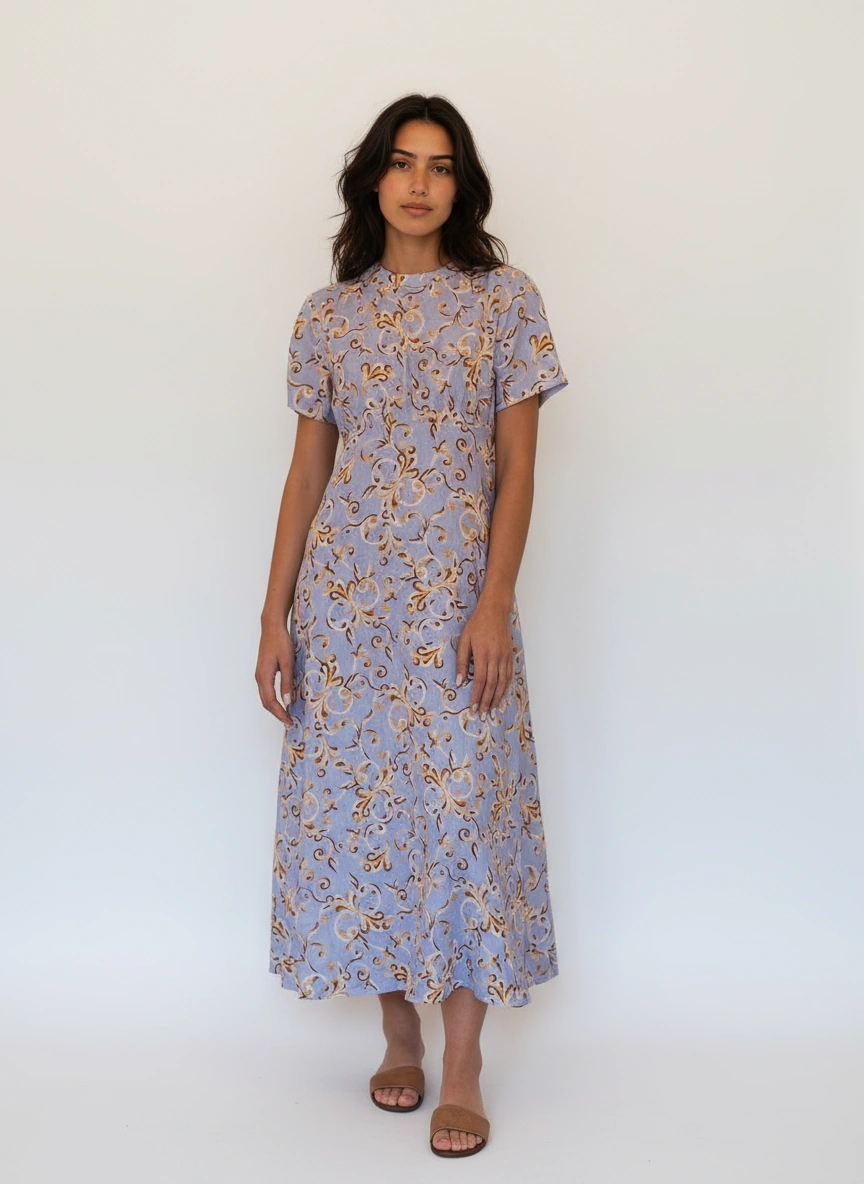 YAMBA DRESS SCROLL